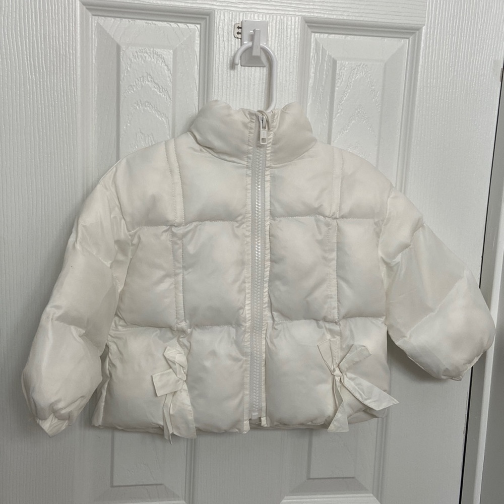 Shein Baby Girl Puffer Jacket | White | 2T